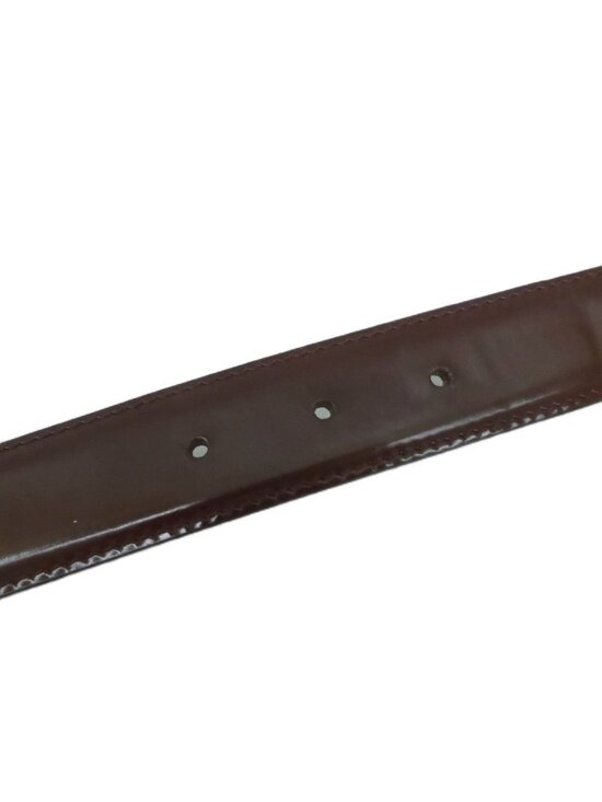 Gucci Belt Leather Dark Brown Buckle